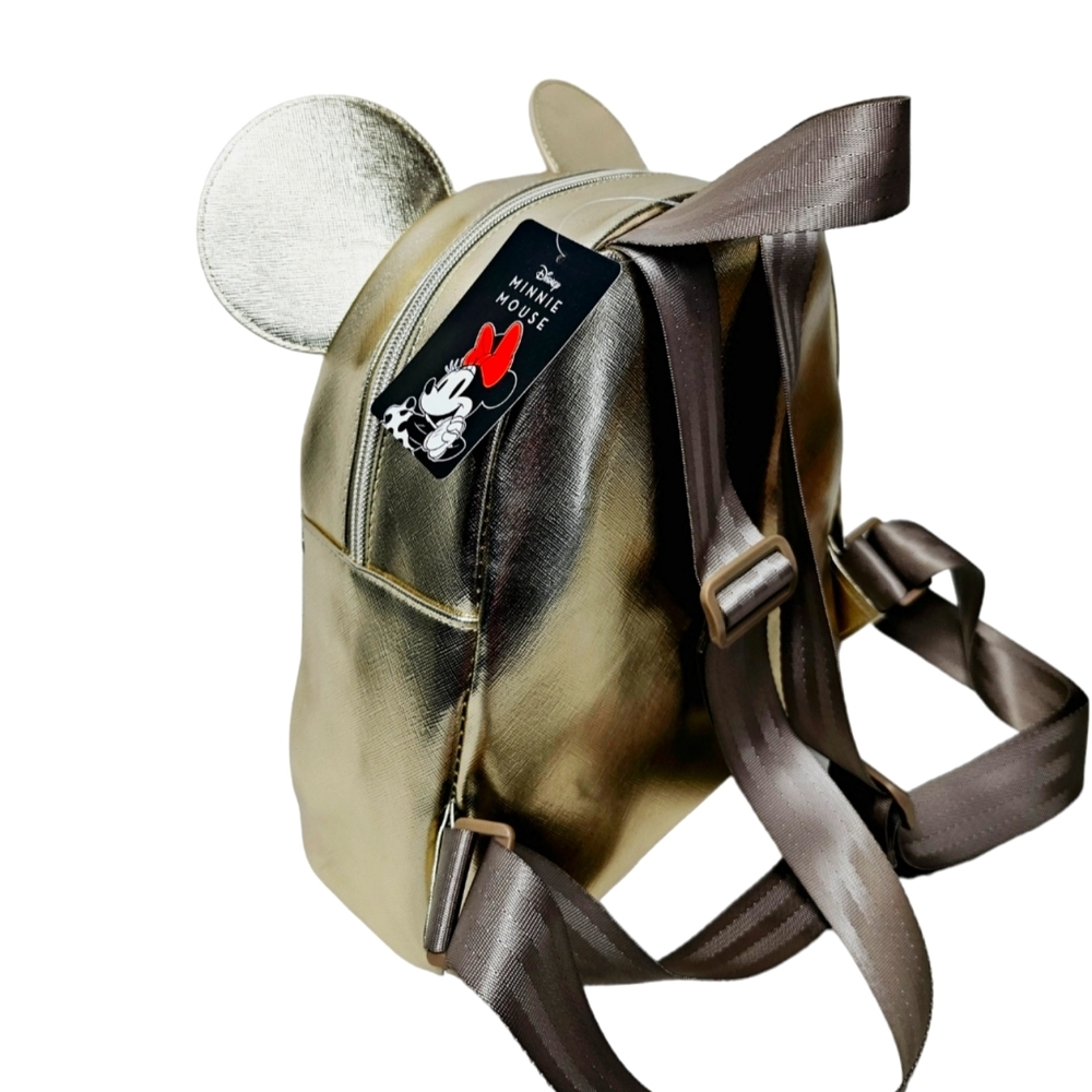 Disney Minnie Mouse Metallic Mini Backpack - Picture 9 of 10